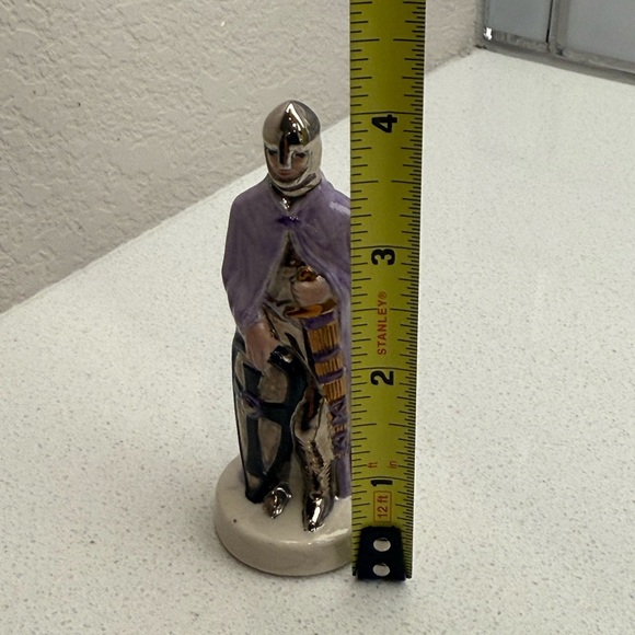 Vintage Chess Piece Alberta Molds Ceramic 1973 Hand Painted Pawn - Picture 11 of 11